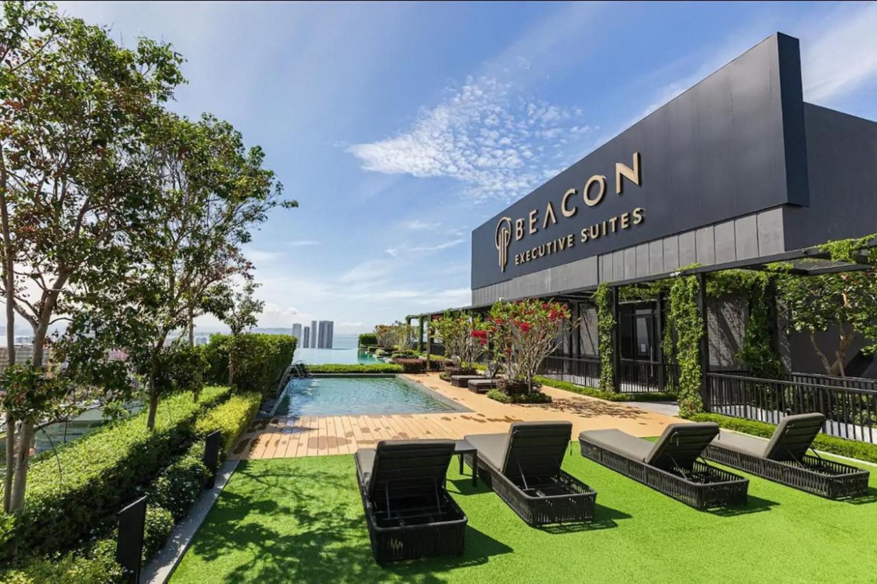 Skypool With Seaview 8Pax Beacon Executive Suites - Georgetown City Centre - 3Km To Komtar 외부 사진